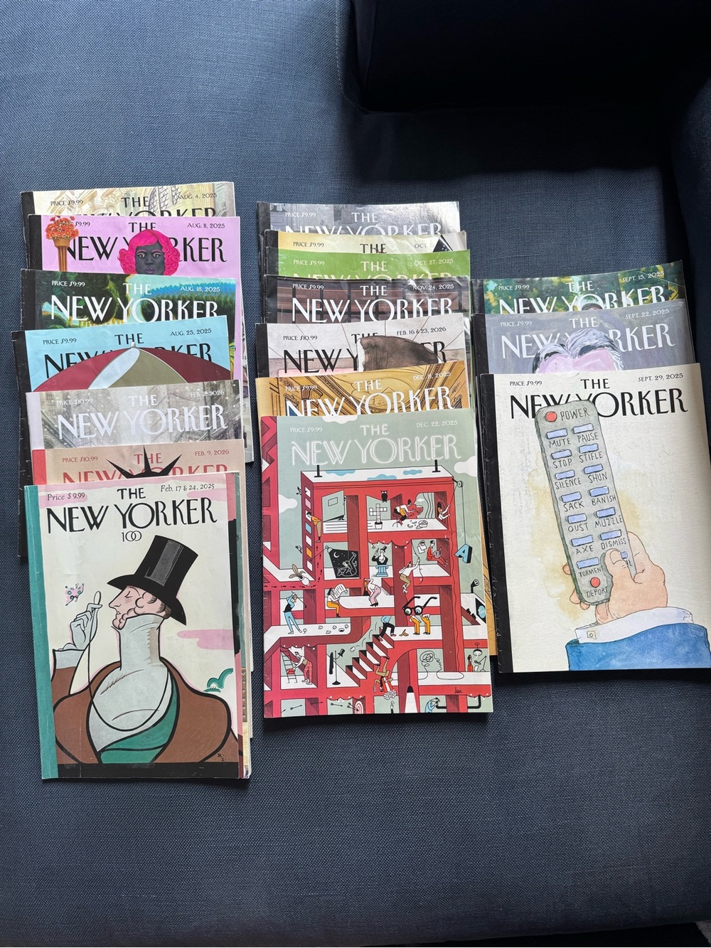 LOT of 16 New Yorker Magazine
